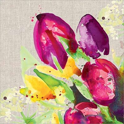 Pretty Tulips 33x33 cm