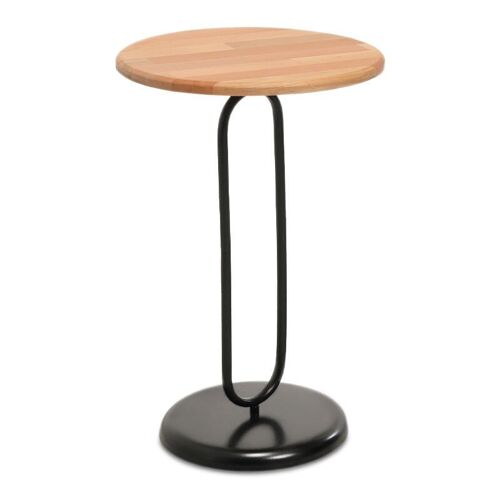 Coffee Table GLAMOURE Black - Natural 40x40x60cm