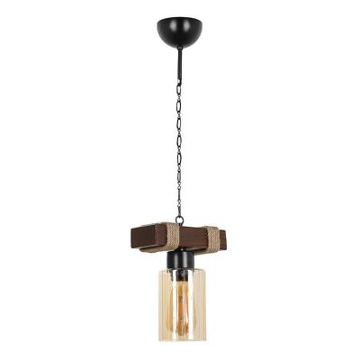 Hanging Lamp NANTES Walnut 20x18x70cm