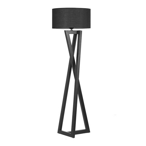 Floor Lamp JUSTUS Black 45x34x150cm