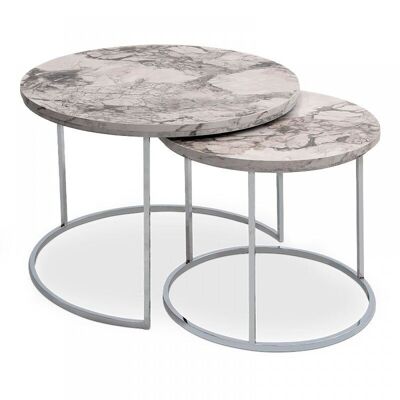 Coffee Table Set AMELIE Marble Effect