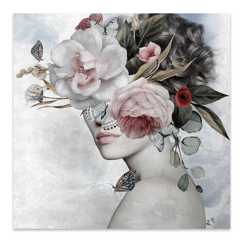 Painting on Canvas BEAUTIFUL THOUGHTS digital printing 60x60x3cm