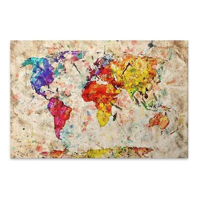Painting on Canvas WORLDS S digital printing 75x50x3cm