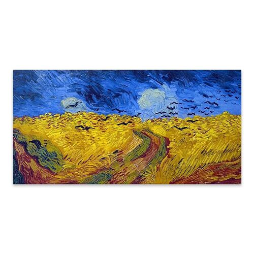 Painting on Canvas WHEAT digital printing 100x50x3cm