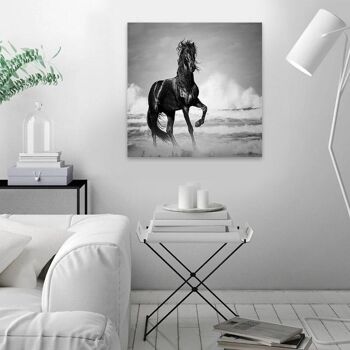 Peinture sur toile HORSE POWER impression numérique 60x60x3cm 2