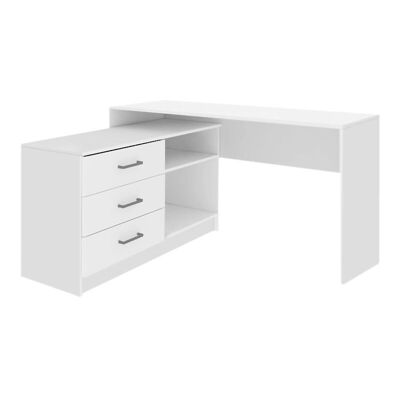 Office Desk FOLDABLE White 138x50x74,5cm
