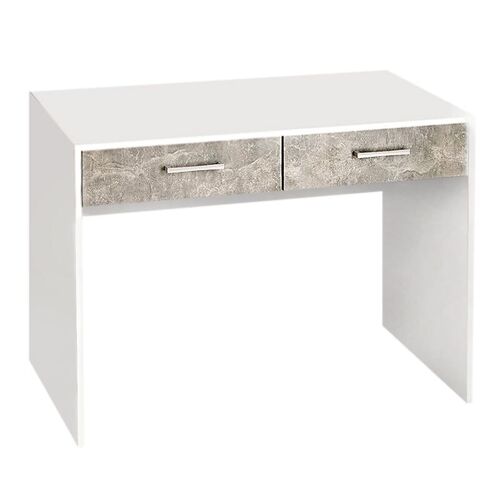 Office Desk SARMA White - Grey 100x60x73cm