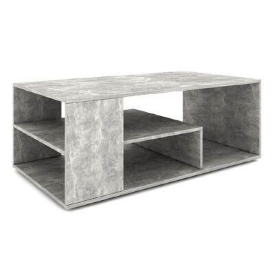 Coffee Table ANGELA Grey Concrete 110x60x42cm