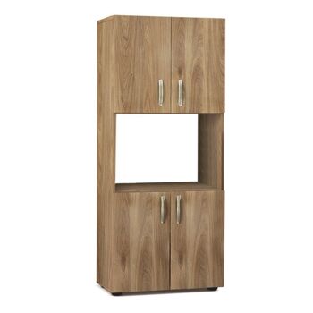 Armoire de cuisine CARMELLA Chêne 60x32x140cm 1