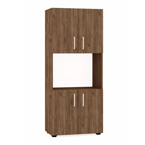 Kitchen cupboard CARMELLA Light Walnut 60x32x140cm