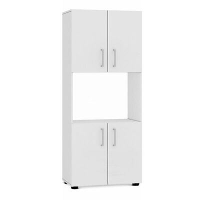 Kitchen cupboard CARMELLA White 60x32x140cm