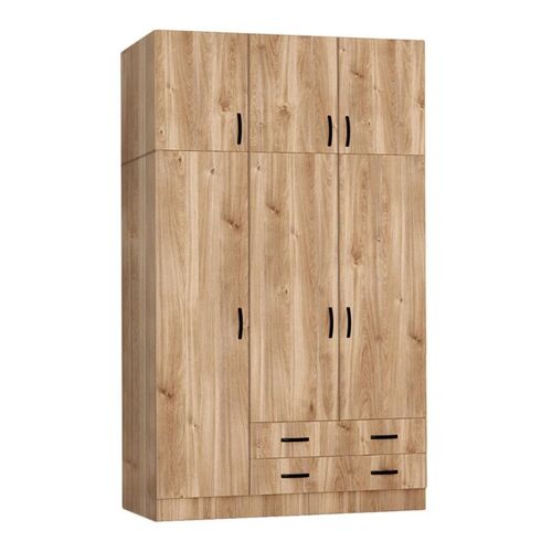 Wardrobe CAMILLE 3 doors Oak