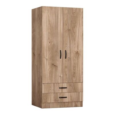 Wardrobe CAMILLE 2 doors Oak