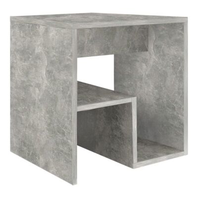 Side Table CREMONA Gray Concrete 40x35x40cm