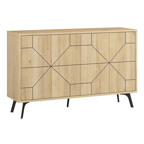 Buffet LUKAS Oak 123x35x77,4cm