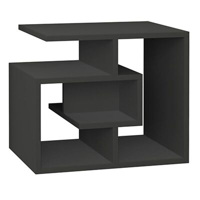 Table d'appoint GRENOBLE anthracite 54x40x45cm