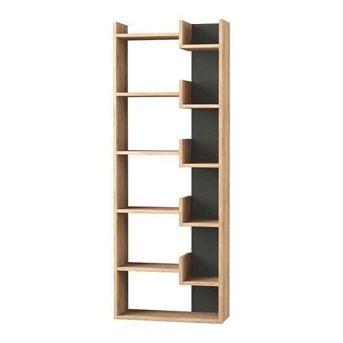 Bookcase MONTREAL Natural Beech/Anthracite