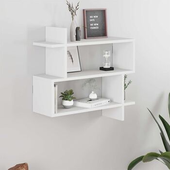 Etagère murale BERTA Blanc 2