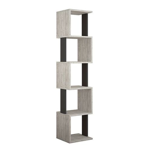 Bookcase STAIRS Ancient White - Anthracite
