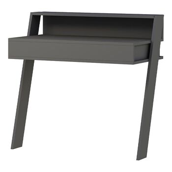 Bureau d'accueil LAPI Anthracite 94x50x91cm 1