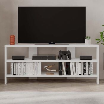 Meuble TV CORNER Blanc 3