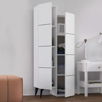 Meuble polyvalent CHARLIE Blanc 3