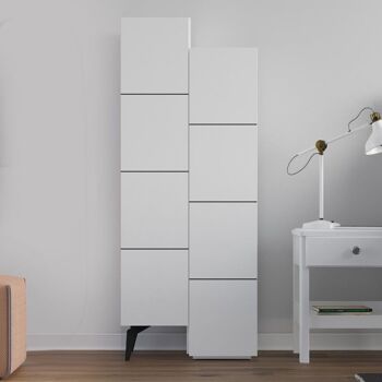 Meuble polyvalent CHARLIE Blanc 4