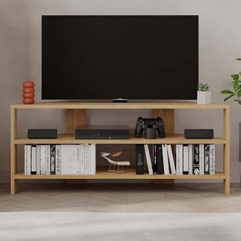 Meuble TV CORNER Chêne 3