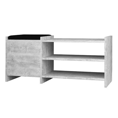 Bench/shoe rack ANELLISE Grey