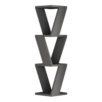 Etagère Murale d'Angle JULIA Anthracite 1