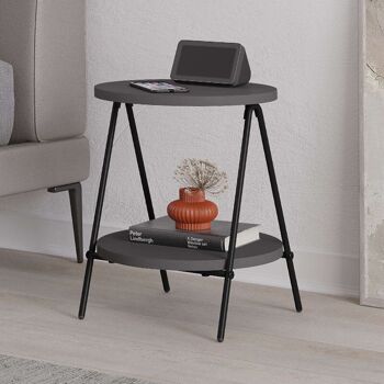 Table d'Appoint PARIS Anthracite 2