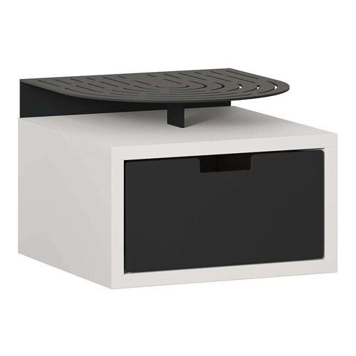 Wall-mounted Nightstand INGE White