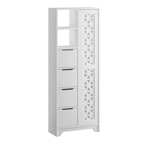 Multipurpose Cabinet SAMURAI White