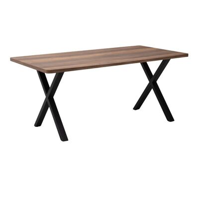 Dining Table MALVIN Walnut 140x80x75cm