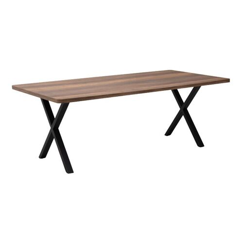 Dining Table MALVIN Walnut 200x100x75cm