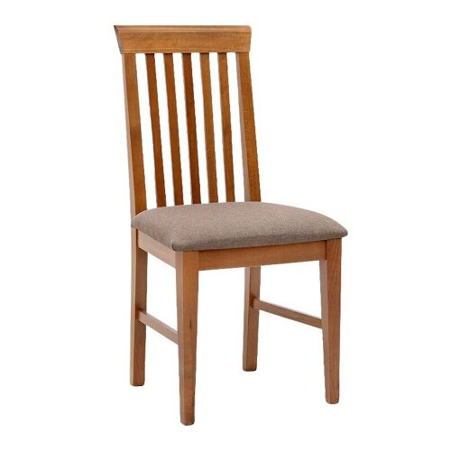Dining Chair ARMAND Beech Wood Walnut 48x42x96cm