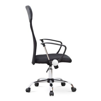Chaise de bureau MICHA Noir 62x59x110/120cm 5