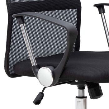 Chaise de bureau MICHA Noir 62x59x110/120cm 8