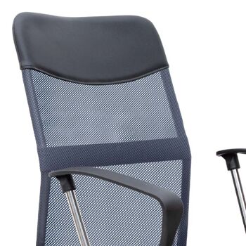 Chaise de Bureau YANICK Gris - Noir 59x57x95/105cm 7