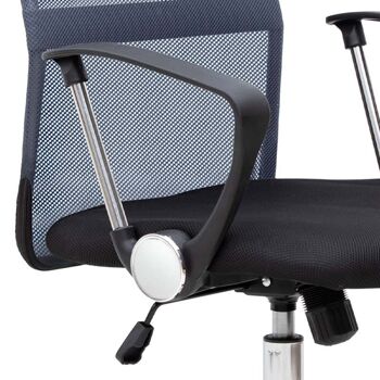 Chaise de Bureau YANICK Gris - Noir 59x57x95/105cm 8