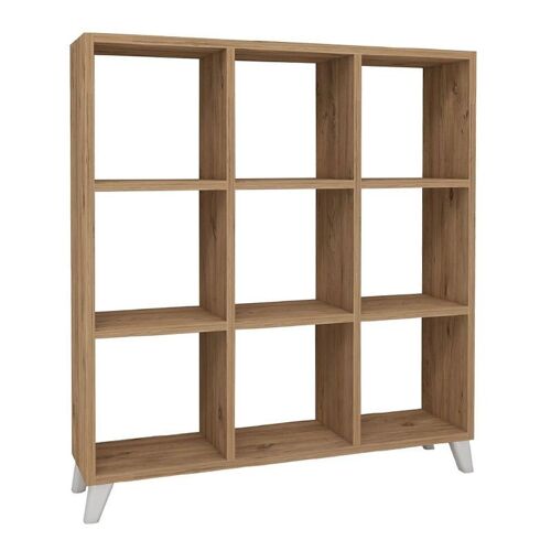 Bookcase CLARISSA Pine Oak