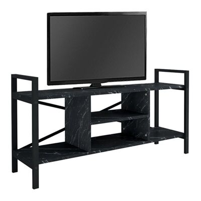 TV Stand CARLOS Black Marble Effect