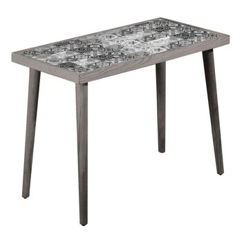 Table basse MELISSA céramique gris 62x32x45cm 1