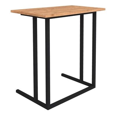 Laptop Table SPRINT Black - Pine Oak 60x35,5x65,5cm