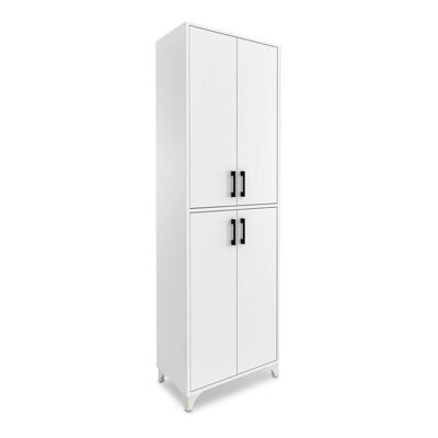 Kitchen/bathroom Cabinet DUANE White 62.6x35.8x190.9cm