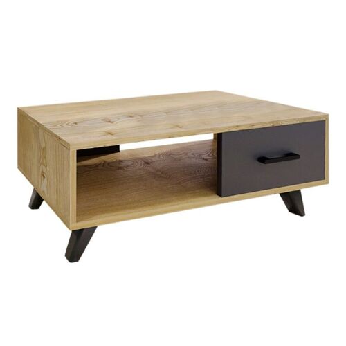 Coffee Table SERA Oak - Anthracite 90x45x35cm