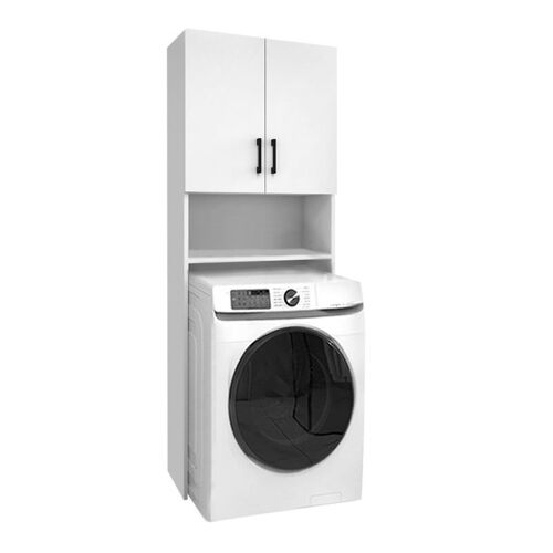 Laundry Machine Stand FIX White 65,5x30x180cm