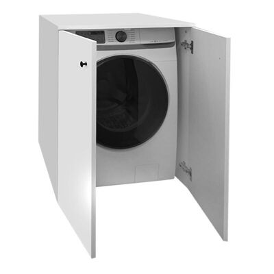 Laundry Machine Cabinet VALDO White 70x66x90cm