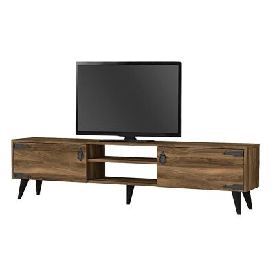 TV stand CONDOR Walnut 180x30x41cm