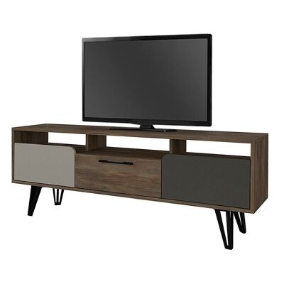 TV Stand MATHILDA Walnut 150x35x55,6cm